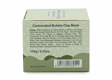 Deep Cleansing Skin Care Face Mask , Carbonated Bubble Clay Face Mask For Acne