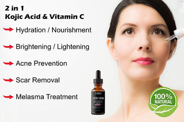 Liquid Kojic Acid Serum With Vitamin C Reduces Ageing Spots , Fine Lines & Wrinkles