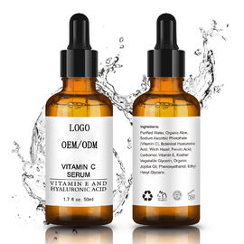 OEM Vitamin C Brightening Serum With Hyaluronic Acid Filling Fine Lines & Wrinkles