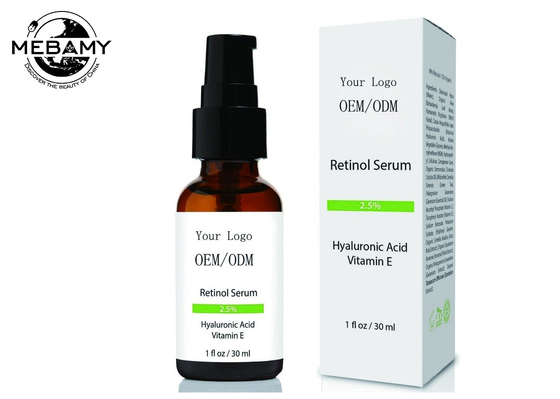 2.5% Retinol Organic Face Serum With Hyaluronic Acid &amp; Vitamin E For All Skin Type