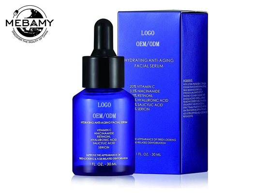 60ml Organic Face Serum / Vitamin C Retinol Hyaluronic Acid Serum For Eye Anti - Aging