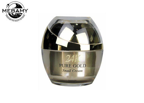 100% Pure 24K Gold Snail Whitening Cream Anti - Aging Promote Skin Cell Recovery