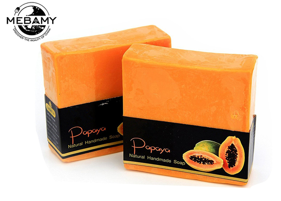 Skin Lightening Organic Handmade Soap , Whitening Pure Herbal Papaya Soap Bar
