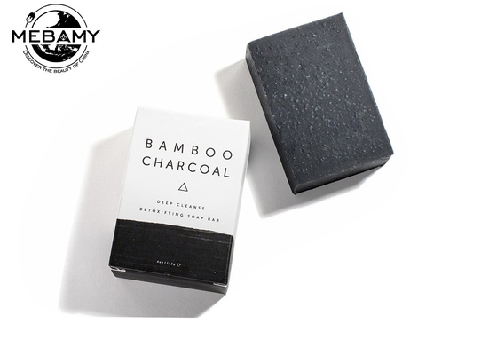 Black Activated Bamboo Charcoal Natural Handcrafted Soap Deep Cleanse Detoxifying