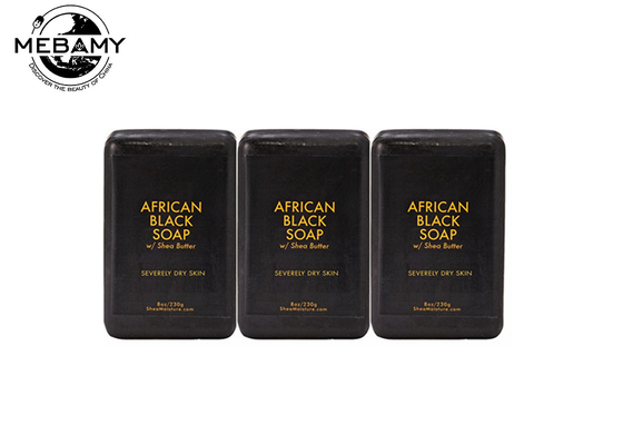 Whitening Organic African Black Soap Handmade Foams Well Anti - Blemish