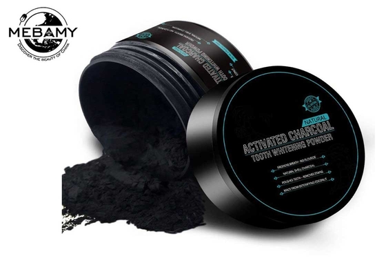 Black Natural Activated Charcoal Teeth Whitening Powder Rapidly Remove Tartar