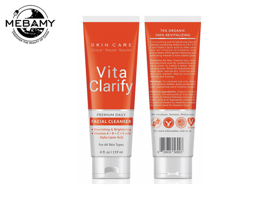 Multi Vitamin Skin Care Facial Cleanser , Moisturizing Face Wash For Wrinkle / Skin Blemish 