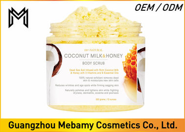 Deep Exfoliating Skin Care Body Scrub Coconut Milk / Honey Comb Reduces Oiliness