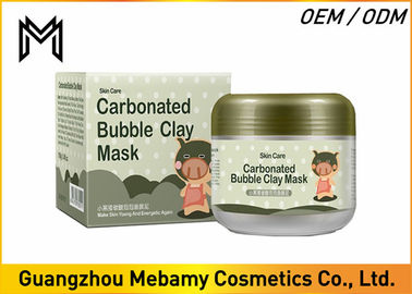 Deep Cleansing Skin Care Face Mask , Carbonated Bubble Clay Face Mask For Acne