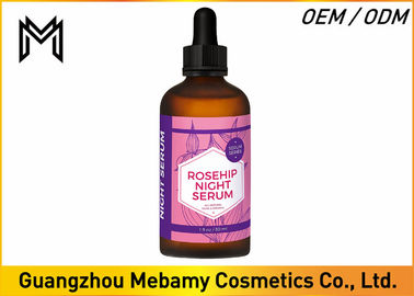 Natural Organic Face Serum , Rosehip Night Serum Skin Renewal Brightening