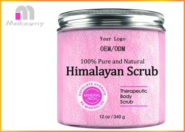 Himalayan Salt Skin Care Body Scrub With Lychee Fruit Oil All Natural Cleansing Exfoliator