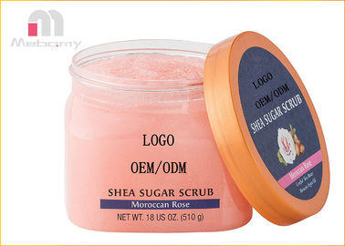 Shea Sugar Moroccan Rose Body Scrub Exfoliting Moisturizes And Whitening