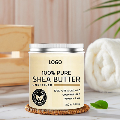 100% Pure Natural Organic Shea Butter Hair Body Dry Skin Relief Daily Skin Moisturizer