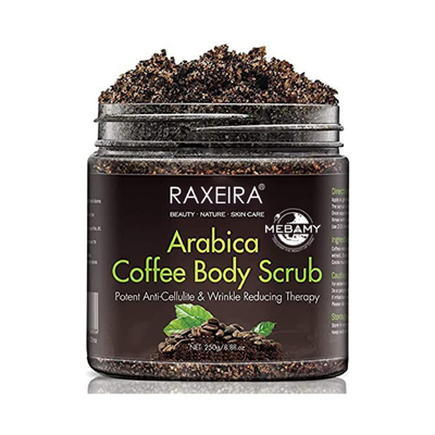 MSDS Sea Salt Body Scrub With Arabica Coffee Beans Reduces Wrinkles Nourishing Skin