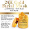 30ml Herbal 24k Gold Skin Care Face Mask Clears Up Breakouts And Shrinks Pores