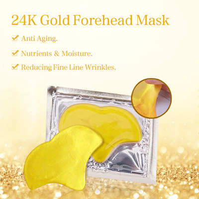 24k Gold Skin Care Face Mask Collagen Crystal Beauty Forehead Mask