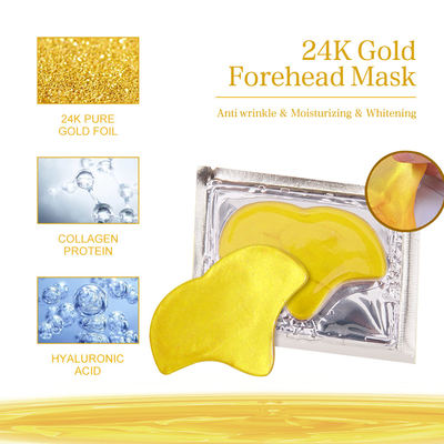 24k Gold Skin Care Face Mask Collagen Crystal Beauty Forehead Mask