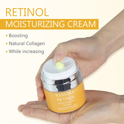 1.69OZ Retinol Moisturizing Cream For Face With 5% Hyaluronic Acid And Aloe Vera