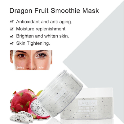 Private Label Natural Gragon Fruit Smoothie Mask For Moisturizing 200g