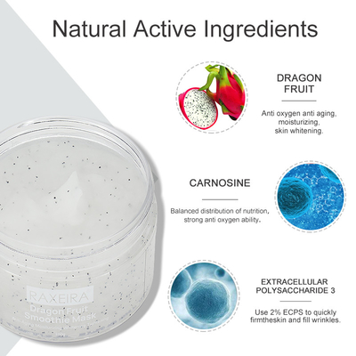 Private Label Natural Gragon Fruit Smoothie Mask For Moisturizing 200g