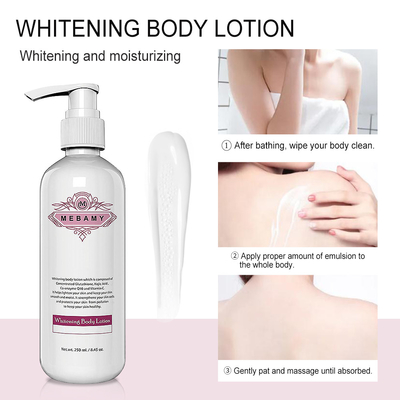 Organic Whitening Moisturizing Fair And White Body Cream Hand And Body Lotion Brightening Whitening Body Lotion 250ml